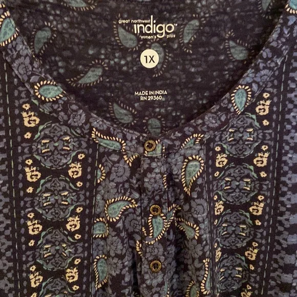 Soft cotton jersey woman’s blouse - Picture 4 of 4